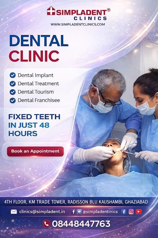 Best dental surgeon in Delhi expert dentist Dr Vivek Gaur dental clinic Delhi advanced dental treatment best dentist in Delhi NCR Simpladent