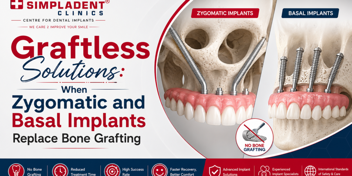 Graftless solutions with zygomatic and basal dental implants