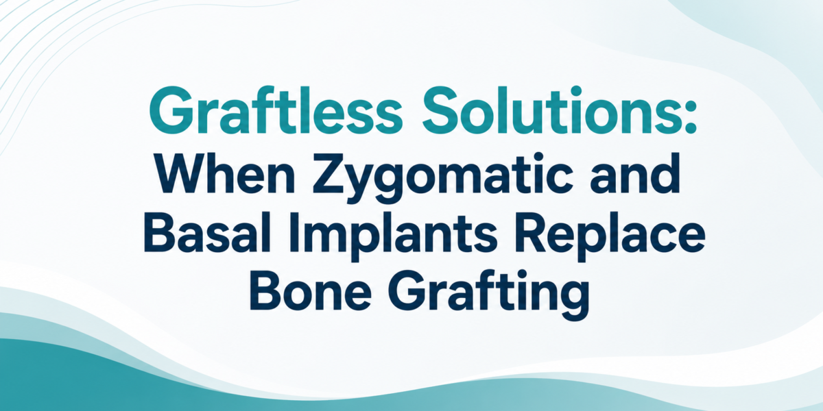Graftless solutions with zygomatic and basal dental implants