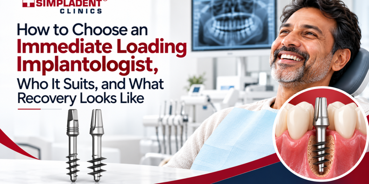 Immediate Loading Implantologist at Simpladent Clinics for Strategic Dental Implants in India